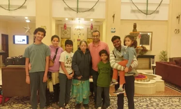 Happy guests enjoying Varanasi tour with temple darshan and Ganga boat ride